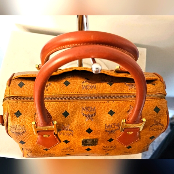 MCM Visetos Boston Bag - Picture 3 of 15